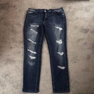 KanCan Destructed Skinny Jeans Size 31